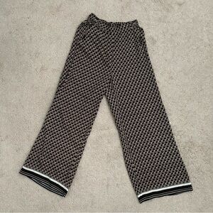 H&M Black and White Patterned Pants